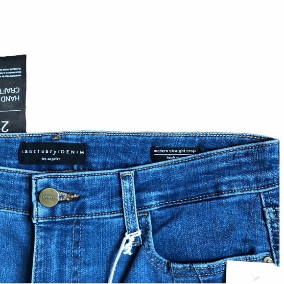 Sanctuary Wren Modern Straight Crop Jeans {NWT} - Picture 3 of 6
